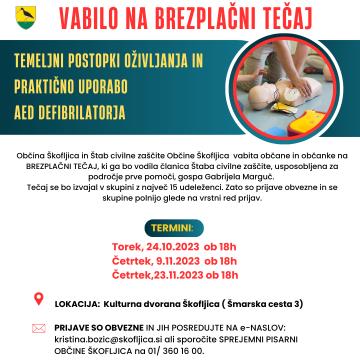 LOKACIJA Kulturna dvorana Škofljica ( Šmarska cesta 3) (1)